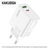ALIMENTATORE USB KAKUSIGA KSC-934 DOPPIA PORTA USB/TYPE C 3.25A 65W